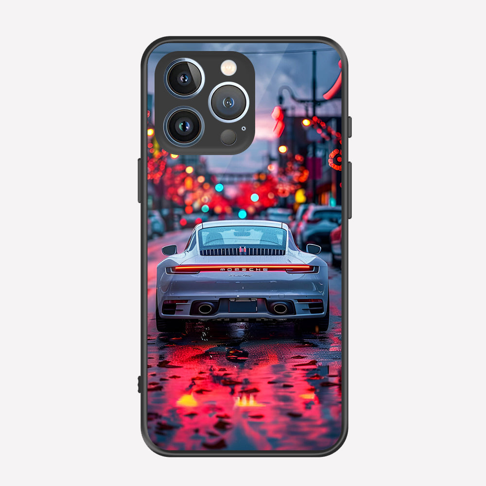 iPhone 12 Pro Cover - Car Series - Premium Printed Metal soft Bumper shock Proof Case