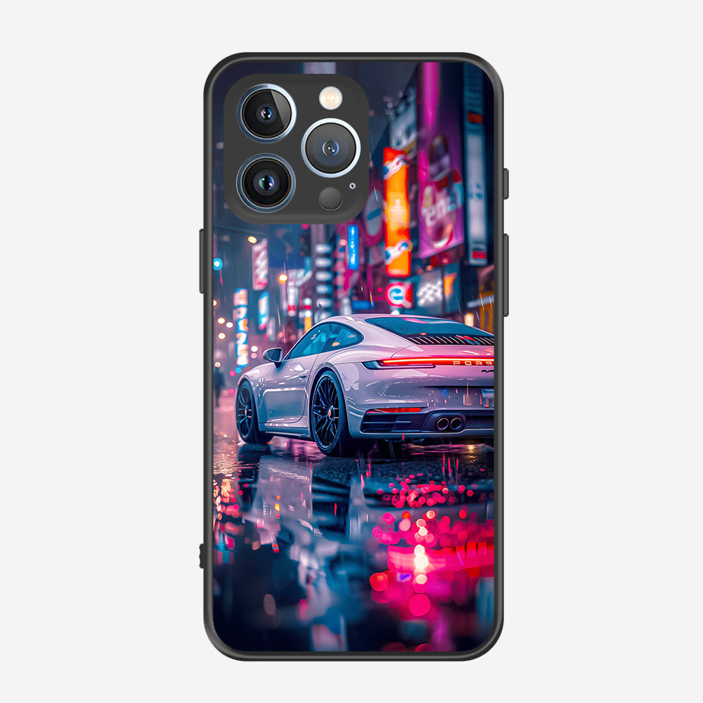 iPhone 12 Pro Max Cover - Car Series - Premium Printed Metal soft Bumper shock Proof Case