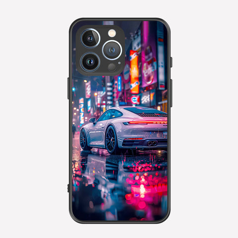 iPhone 12 Pro Max Cover - Car Series - Premium Printed Metal soft Bumper shock Proof Case