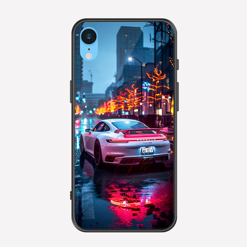 iPhone XR Cover - Car Series - Premium Printed Metal soft Bumper shock Proof Case