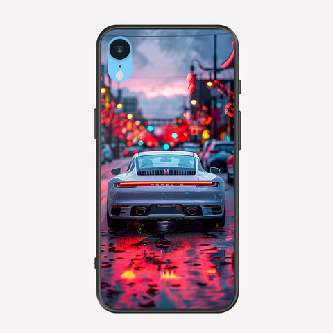 iPhone XR Cover - Car Series - Premium Printed Metal soft Bumper shock Proof Case