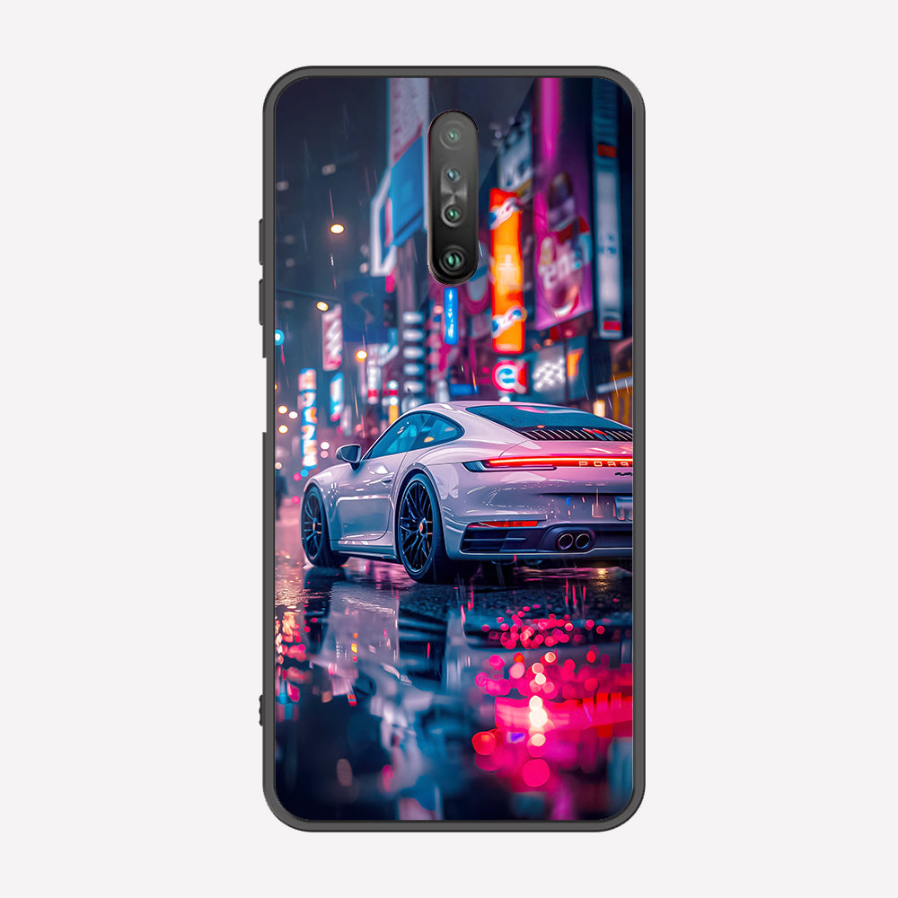 Xiaomi Redmi K30 Cover - Car Series - Premium Printed Metal soft Bumper shock Proof Case