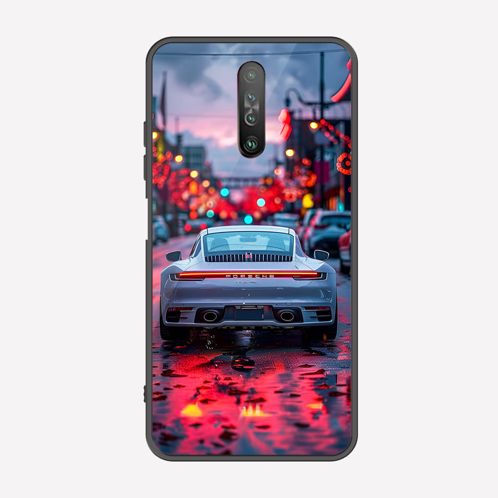 Xiaomi Redmi K30 Cover - Car Series - Premium Printed Metal soft Bumper shock Proof Case