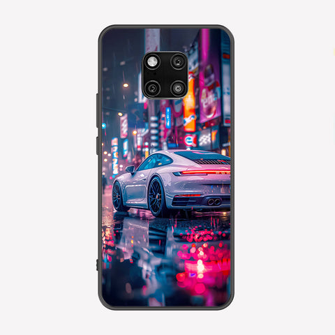 Huawei Mate 20 Pro Cover - Car Series - Premium Printed Metal soft Bumper shock Proof Case