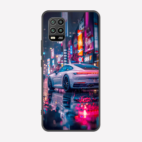 Xiaomi Mi 10 Lite 5G Cover - Car Series - Premium Printed Metal soft Bumper shock Proof Case