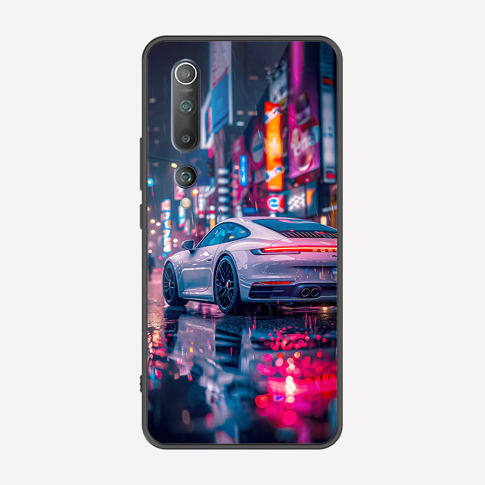 Xiaomi Mi 10 Pro Cover - Car Series - Premium Printed Metal soft Bumper shock Proof Case