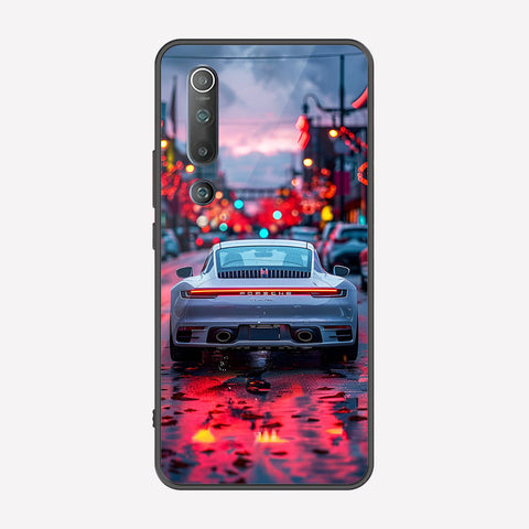 Xiaomi Mi 10 Pro Cover - Car Series - Premium Printed Metal soft Bumper shock Proof Case