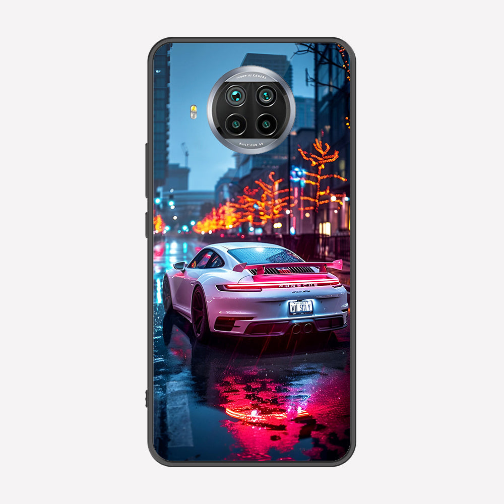 Xiaomi Mi 10i Cover - Car Series - Premium Printed Metal soft Bumper shock Proof Case