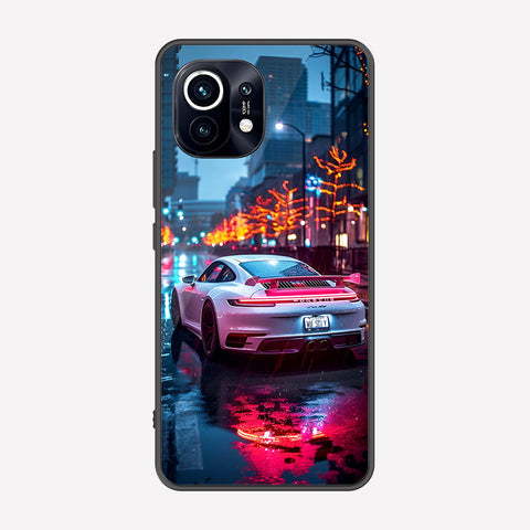 Xiaomi Mi 11 Cover - Car Series - Premium Printed Metal soft Bumper shock Proof Case