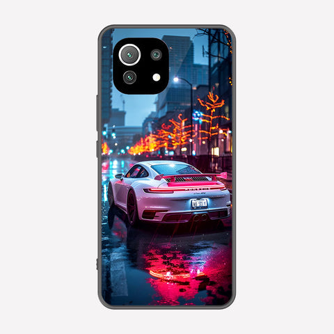 Xiaomi 11 Lite 5G NE Cover - Car Series - Premium Printed Metal soft Bumper shock Proof Case