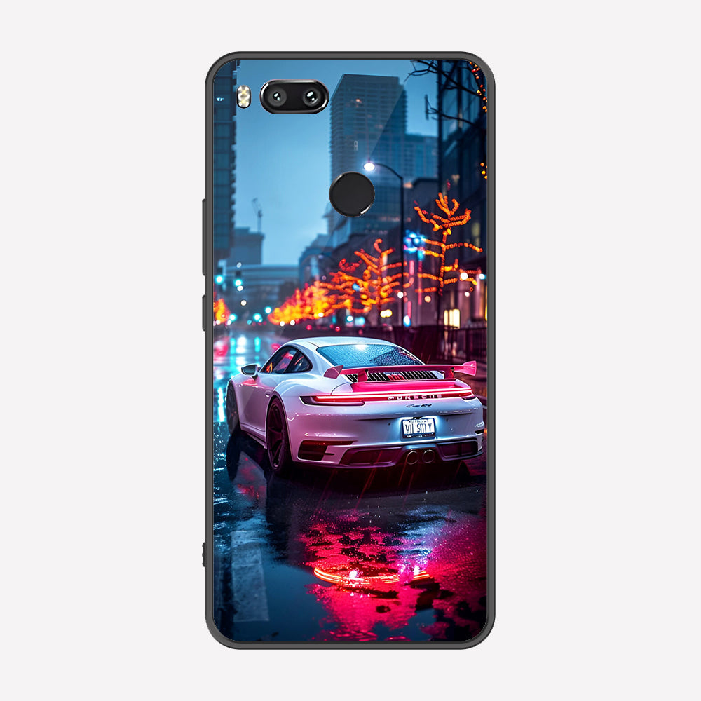Xiaomi Mi A1 / Mi 5X Cover - Car Series - Premium Printed Metal soft Bumper shock Proof Case