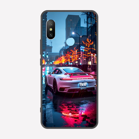 Xiaomi Mi A2 / Mi 6X Cover - Car Series - Premium Printed Metal soft Bumper shock Proof Case