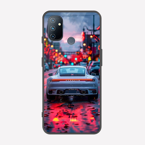 OnePlus Nord N100 Cover - Car Series - Premium Printed Metal soft Bumper shock Proof Case