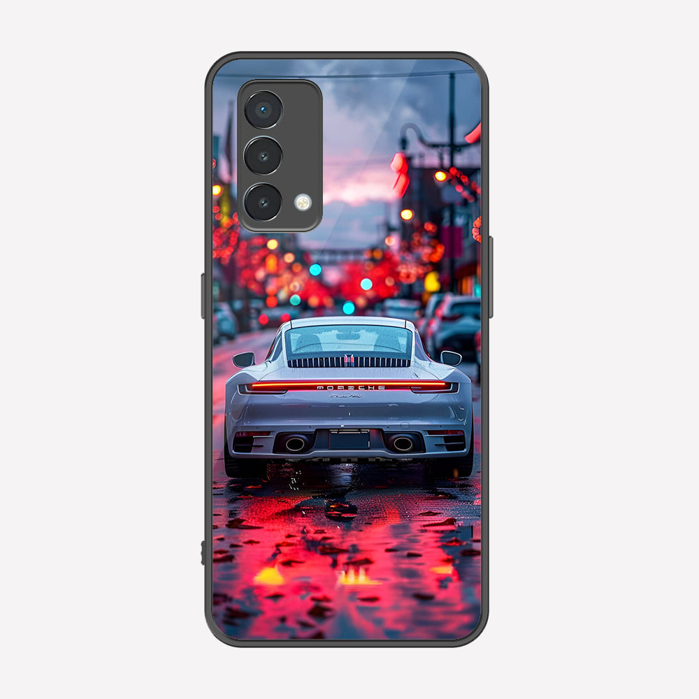 OnePlus Nord N200 5G Cover - Car Series - Premium Printed Metal soft Bumper shock Proof Case