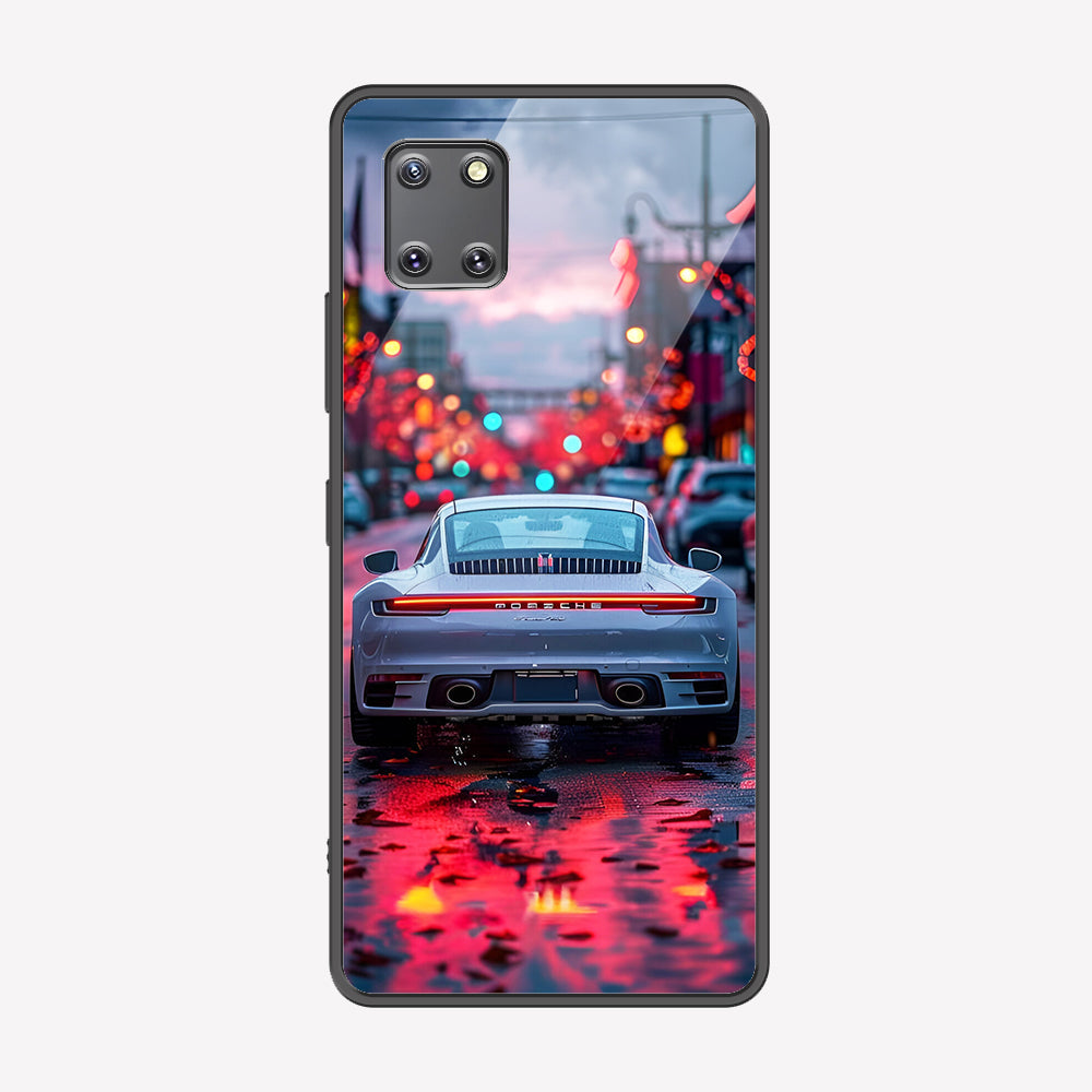 Samsung Galaxy M60S Cover - Car Series - Premium Printed Metal soft Bumper shock Proof Case