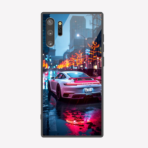 Samsung Galaxy Note 10 Plus Cover - Car Series - Premium Printed Metal soft Bumper shock Proof Case