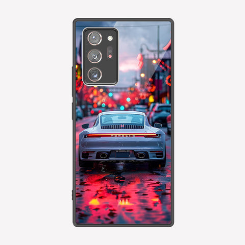 Samsung Galaxy Note 20 Ultra Cover - Car Series - Premium Printed Metal soft Bumper shock Proof Case