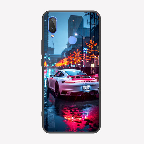 Huawei Nova 3i / P Smart Plus Cover - Car Series - Premium Printed Metal soft Bumper shock Proof Case