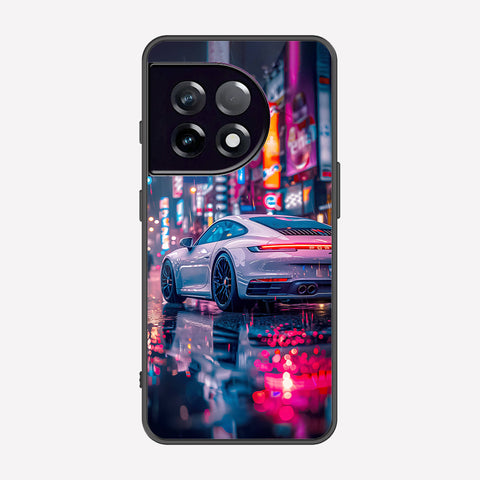 OnePlus 11 Cover - Car Series - Premium Printed Metal soft Bumper shock Proof Case