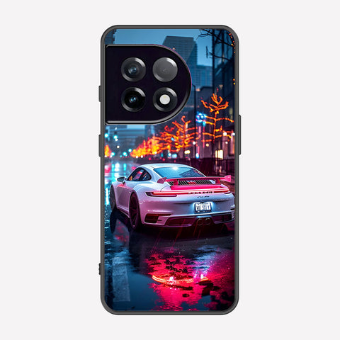 OnePlus 11 Cover - Car Series - Premium Printed Metal soft Bumper shock Proof Case