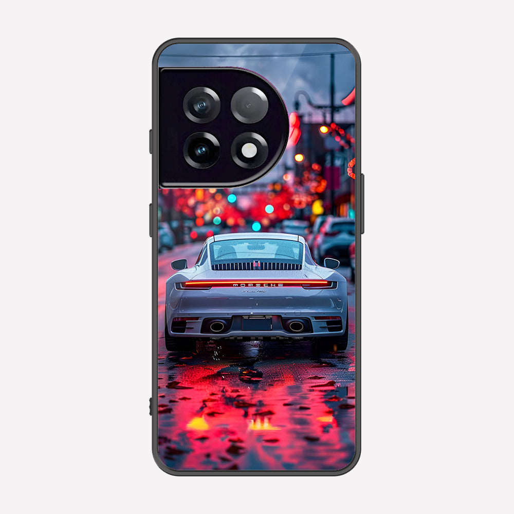 OnePlus 11 Cover - Car Series - Premium Printed Metal soft Bumper shock Proof Case