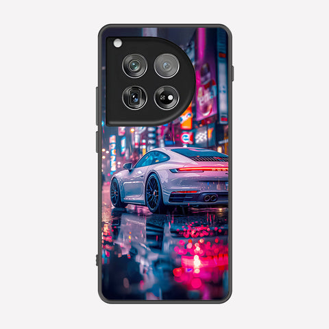 OnePlus 12 Cover - Car Series - Premium Printed Metal soft Bumper shock Proof Case