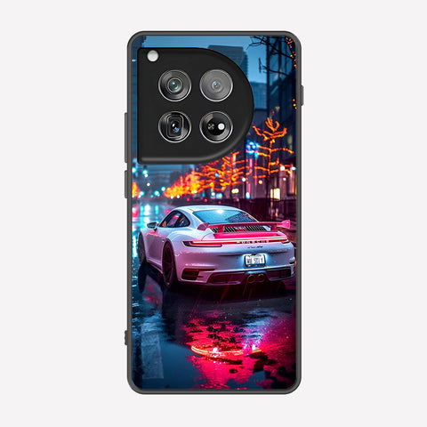 OnePlus 12 Cover - Car Series - Premium Printed Metal soft Bumper shock Proof Case
