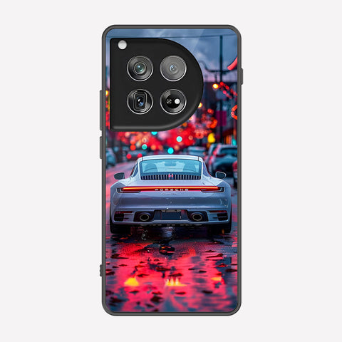 OnePlus 12 Cover - Car Series - Premium Printed Metal soft Bumper shock Proof Case