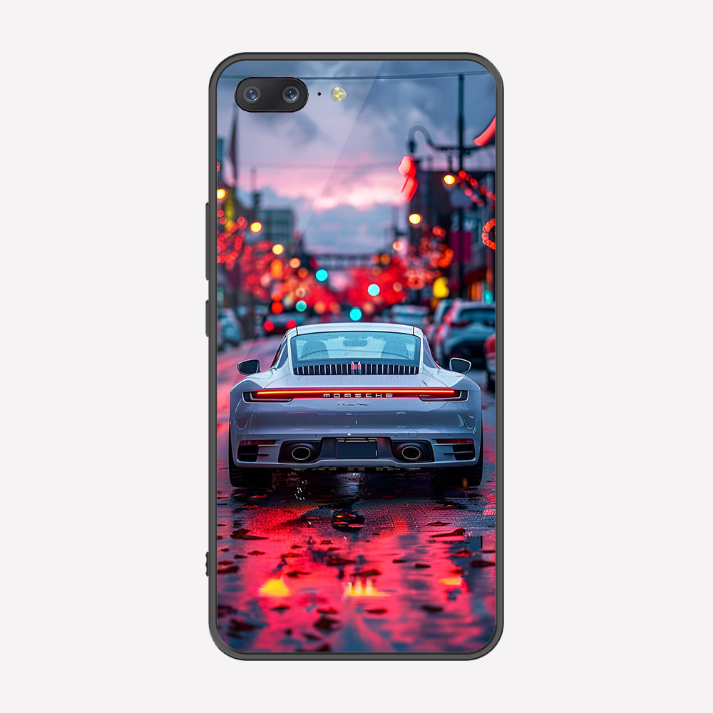 OnePlus 5 Cover - Car Series - Premium Printed Metal soft Bumper shock Proof Case