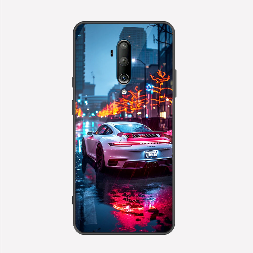 OnePlus 7T Pro 5G McLaren Cover - Car Series - Premium Printed Metal soft Bumper shock Proof Case