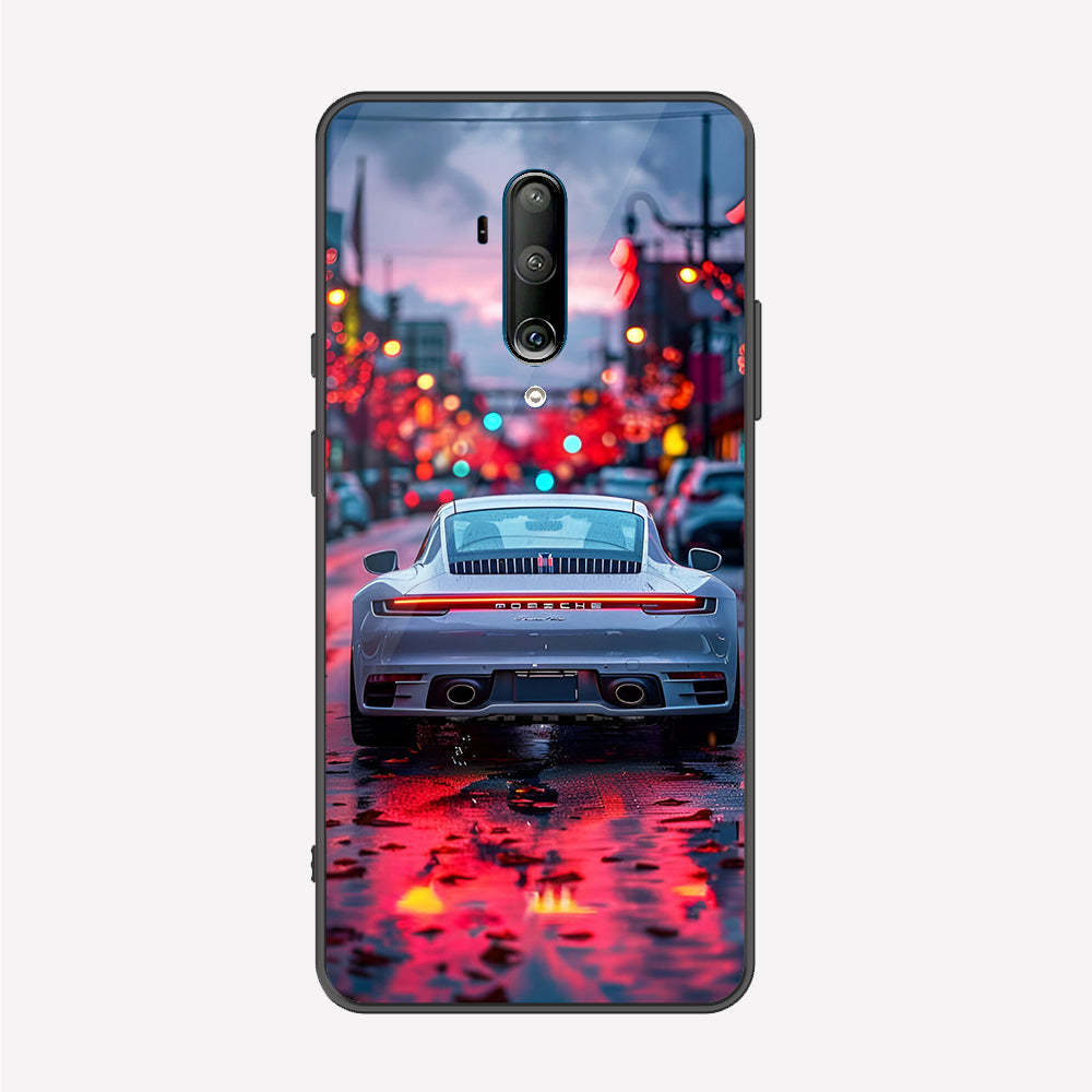 OnePlus 7T Pro 5G McLaren Cover - Car Series - Premium Printed Metal soft Bumper shock Proof Case