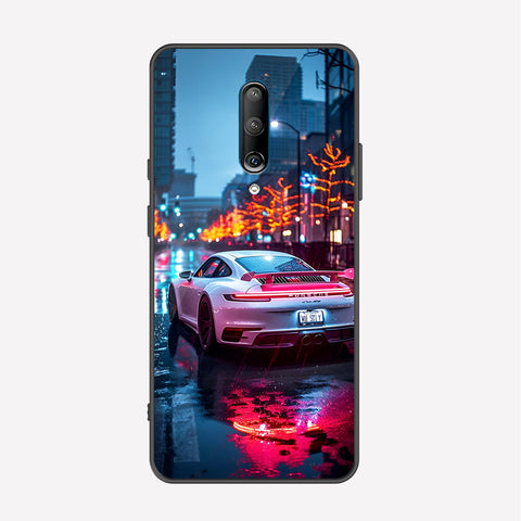 OnePlus 8 4G Cover - Car Series - Premium Printed Metal soft Bumper shock Proof Case