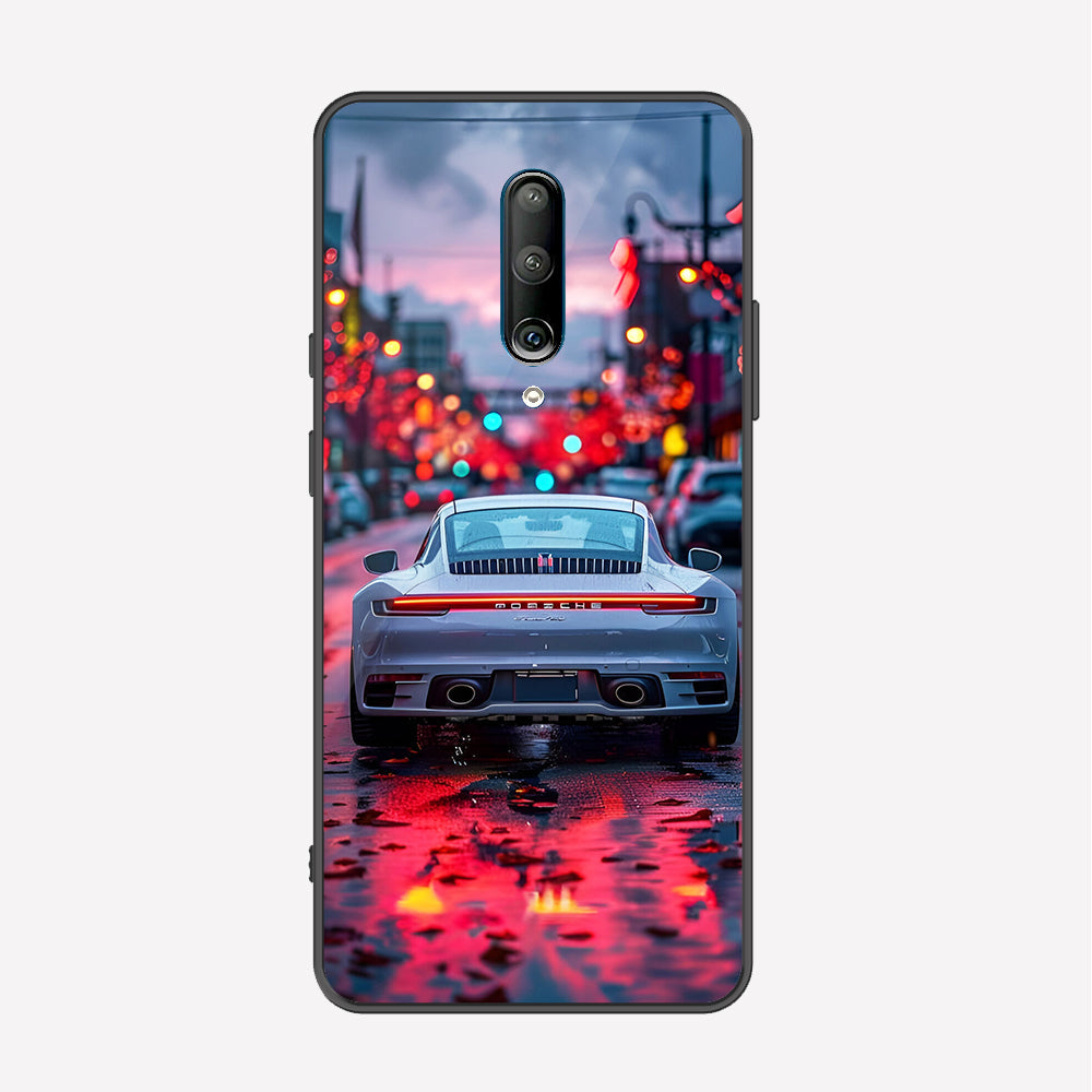 OnePlus 8 4G Cover - Car Series - Premium Printed Metal soft Bumper shock Proof Case