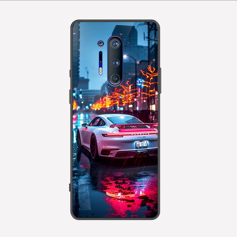 OnePlus 8 Pro Cover - Car Series - Premium Printed Metal soft Bumper shock Proof Case