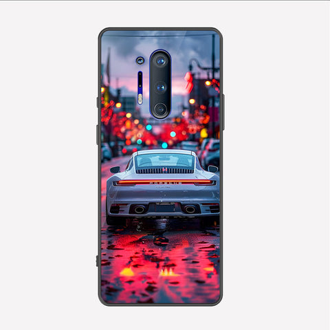 OnePlus 8 Pro Cover - Car Series - Premium Printed Metal soft Bumper shock Proof Case