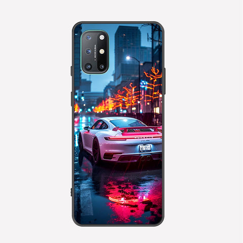 OnePlus 8T Cover - Car Series - Premium Printed Metal soft Bumper shock Proof Case