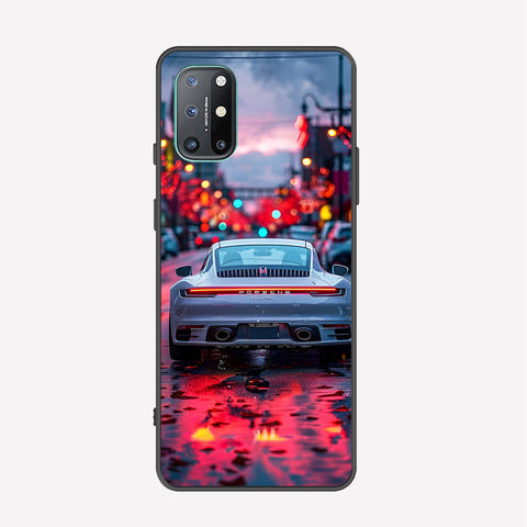 OnePlus 8T Cover - Car Series - Premium Printed Metal soft Bumper shock Proof Case