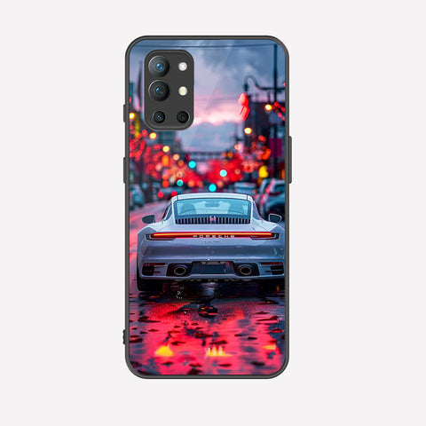 OnePlus 9R Cover - Car Series - Premium Printed Metal soft Bumper shock Proof Case