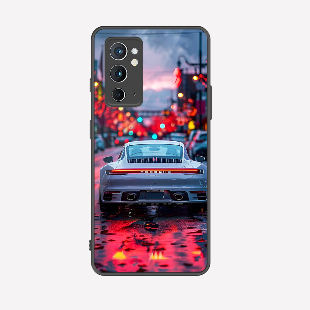 OnePlus 9RT 5G Cover - Car Series - Premium Printed Metal soft Bumper shock Proof Case