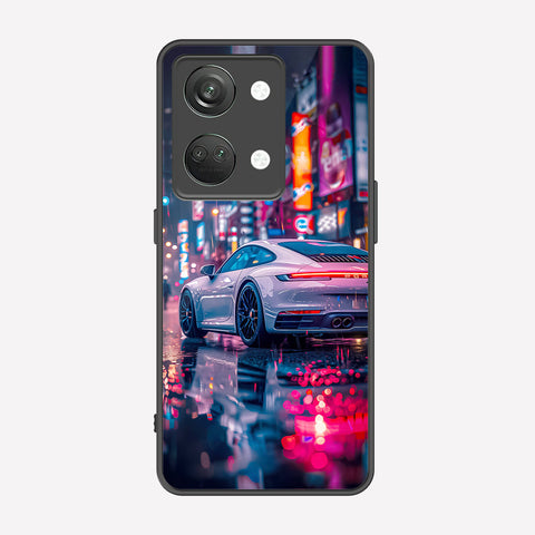 OnePlus Ace 2V Cover - Car Series - Premium Printed Metal soft Bumper shock Proof Case