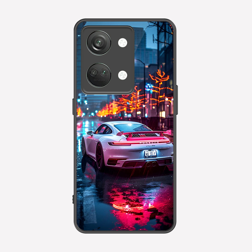 OnePlus Ace 2V Cover - Car Series - Premium Printed Metal soft Bumper shock Proof Case