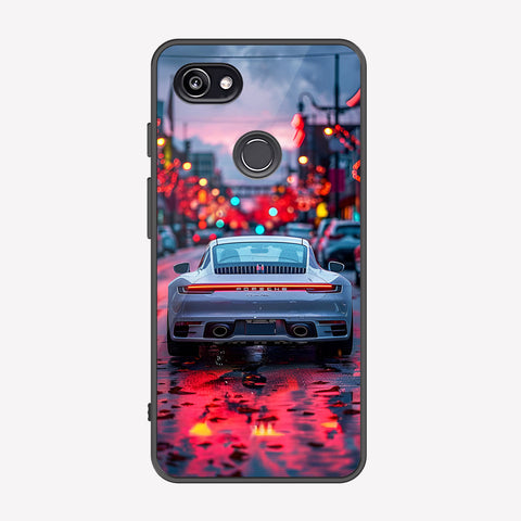 Google Pixel 2 XL Cover - Car Series - Premium Printed Metal soft Bumper shock Proof Case
