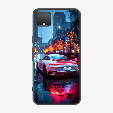 Google Pixel 4 XL Cover - Car Series - Premium Printed Metal soft Bumper shock Proof Case