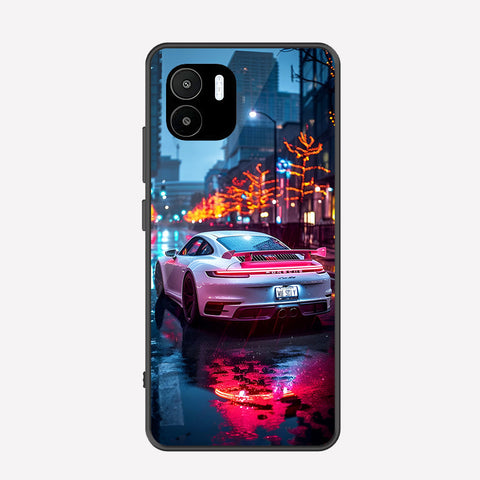Xiaomi Poco C50 Cover - Car Series - Premium Printed Metal soft Bumper shock Proof Case