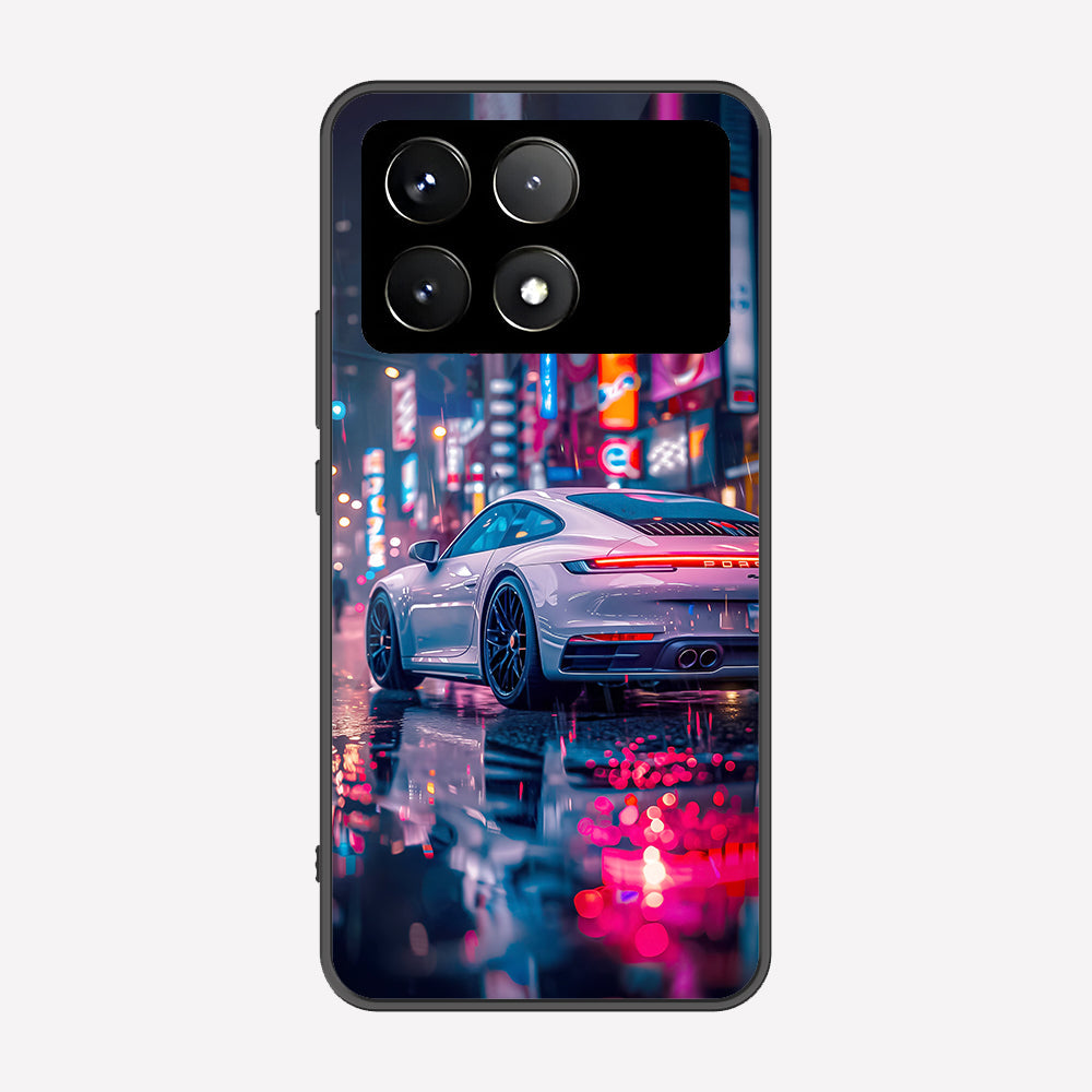 Xiaomi Poco F6 Pro Cover - Car Series - Premium Printed Metal soft Bumper shock Proof Case