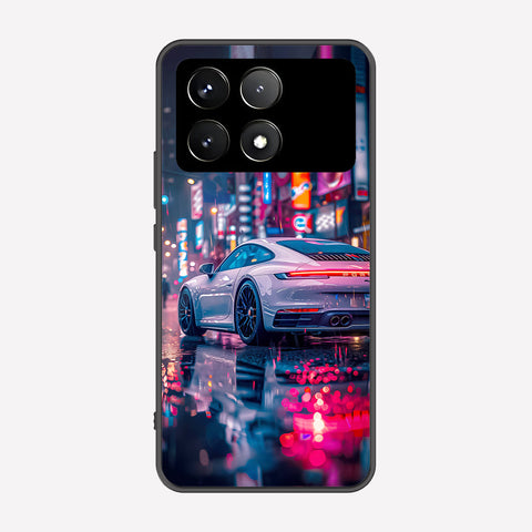 Xiaomi Redmi K70 Cover - Car Series - Premium Printed Metal soft Bumper shock Proof Case