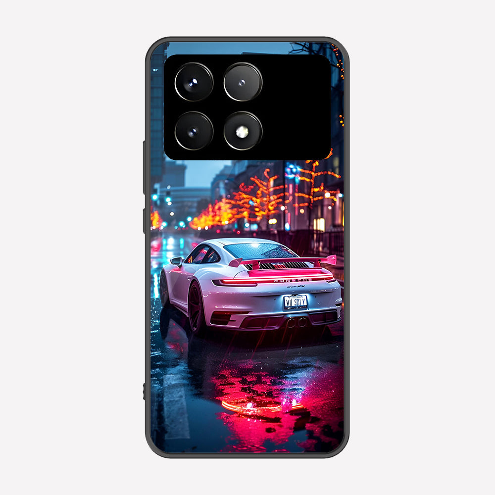 Xiaomi Redmi K70 Pro Cover - Car Series - Premium Printed Metal soft Bumper shock Proof Case