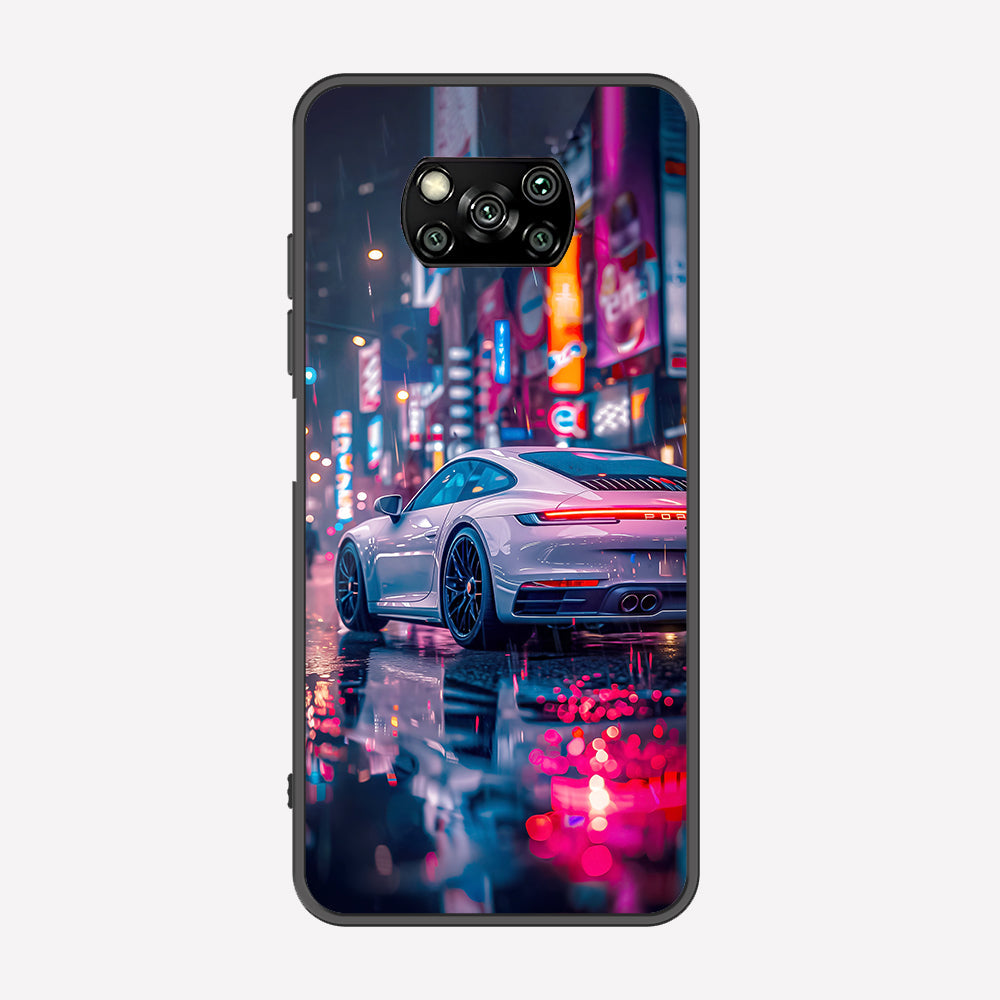Xiaomi Poco X5 Pro Cover - Car Series - Premium Printed Metal soft Bumper shock Proof Case