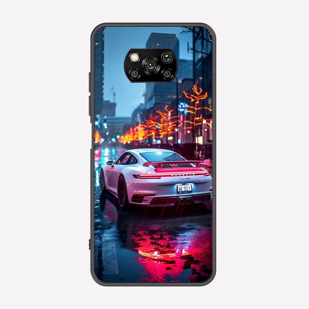 Xiaomi Poco X5 Pro Cover - Car Series - Premium Printed Metal soft Bumper shock Proof Case