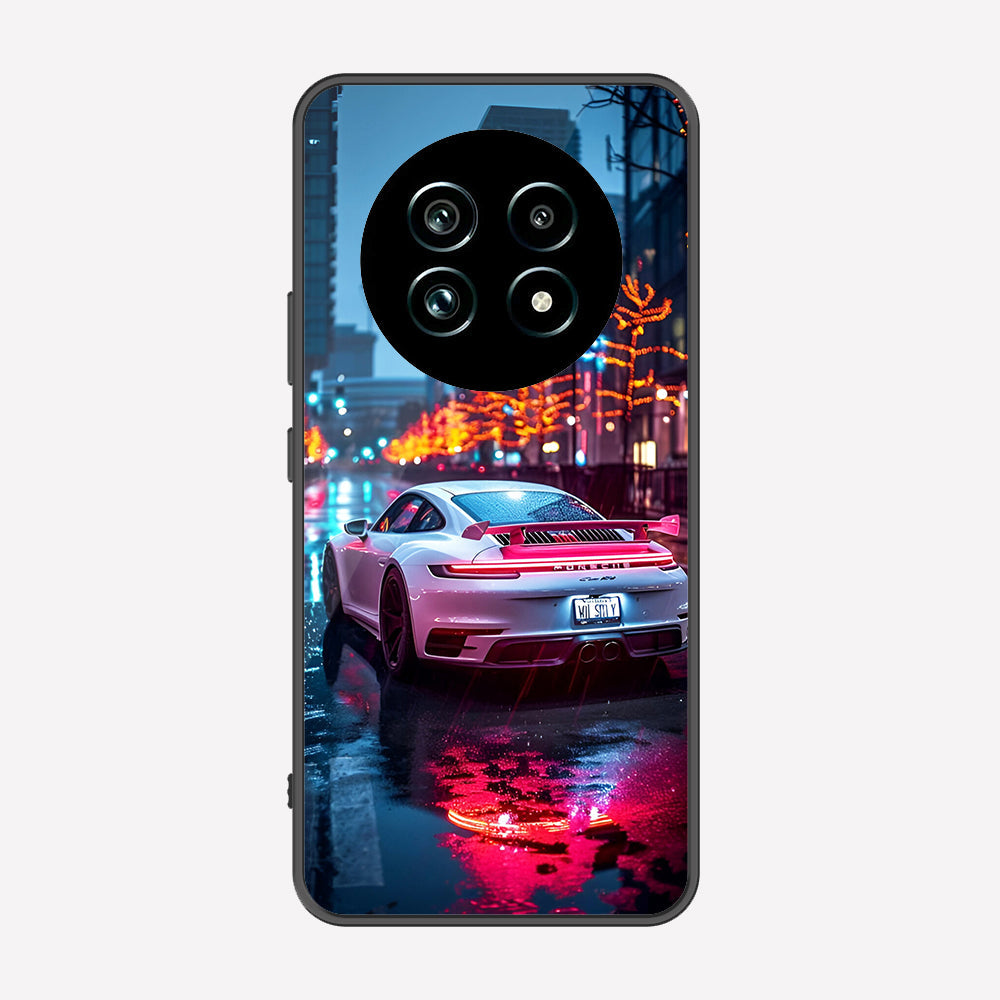 Realme 13 Cover - Car Series - Premium Printed Metal soft Bumper shock Proof Case